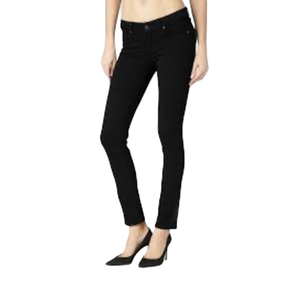 Paige Jeans Skinny Ankle Black Size 29 Zipper Ankle